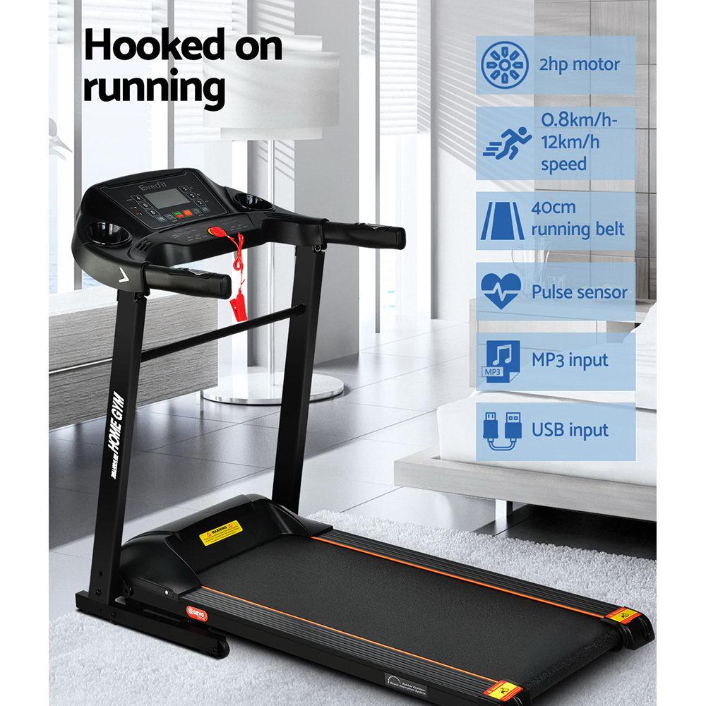 Everfit Treadmill Electric Home Gym Fitness Exercise Machine Foldable