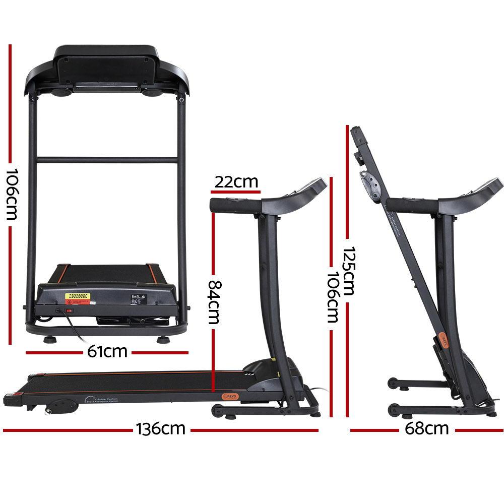 Everfit Treadmill Electric Home Gym Fitness Exercise Machine Incline