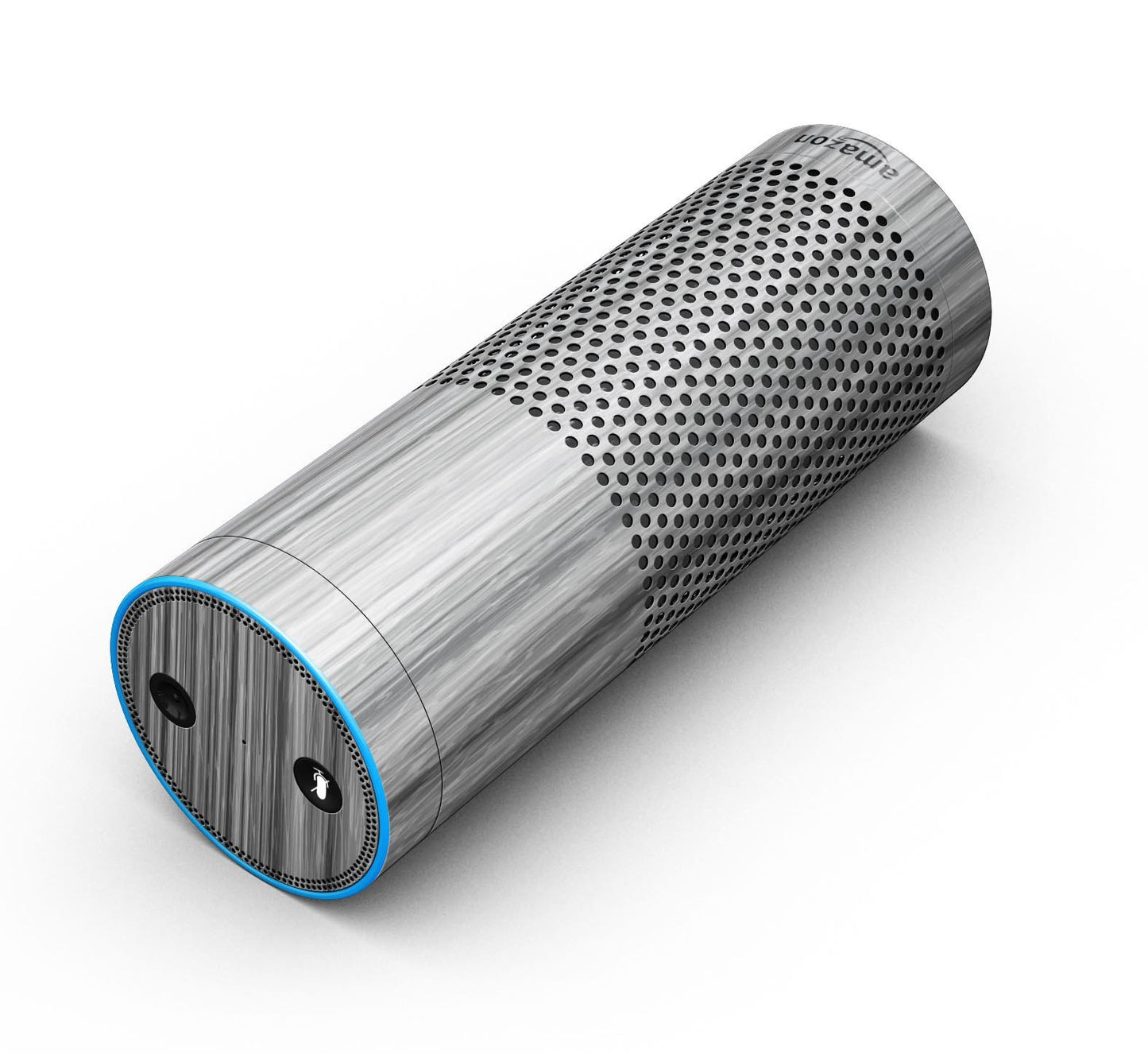 Textured Gray Dyed Surface - Full-Body Skin-Kit for the Amazon Echo