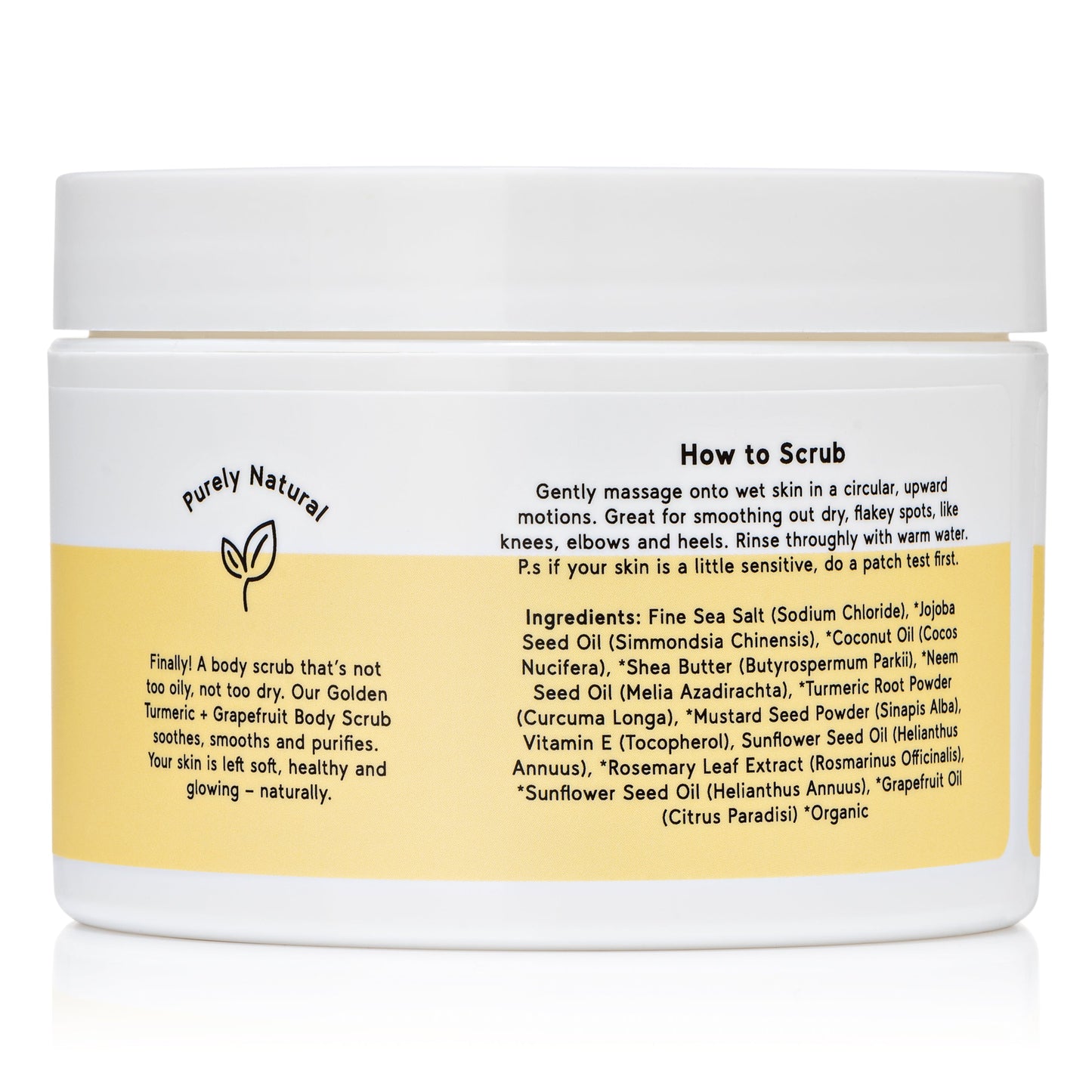 PURE SOL. Beauty Smooth Sailing Golden Turmeric + Grapefruit Detox