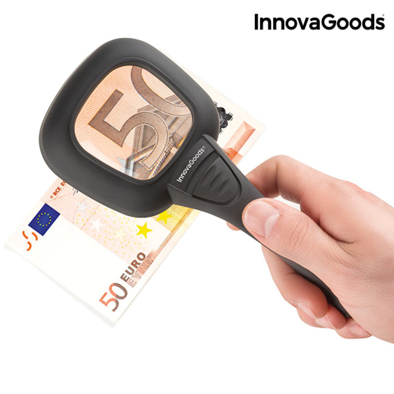 Ultraviolet and LED Magnifying Glass Magiolet InnovaGoods