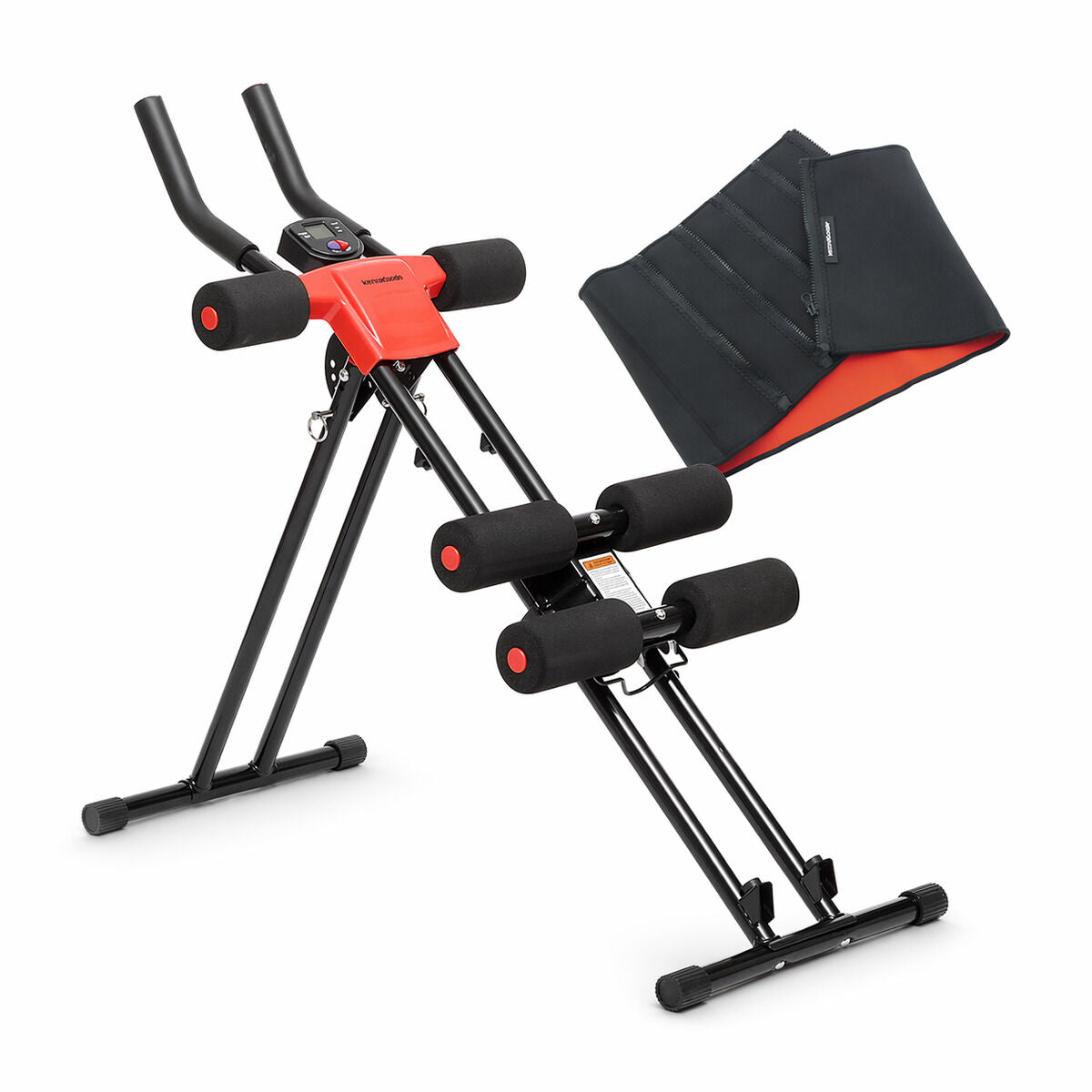 Pack Foldable Abdominal Machine with Exercise Guide and Sports Sauna