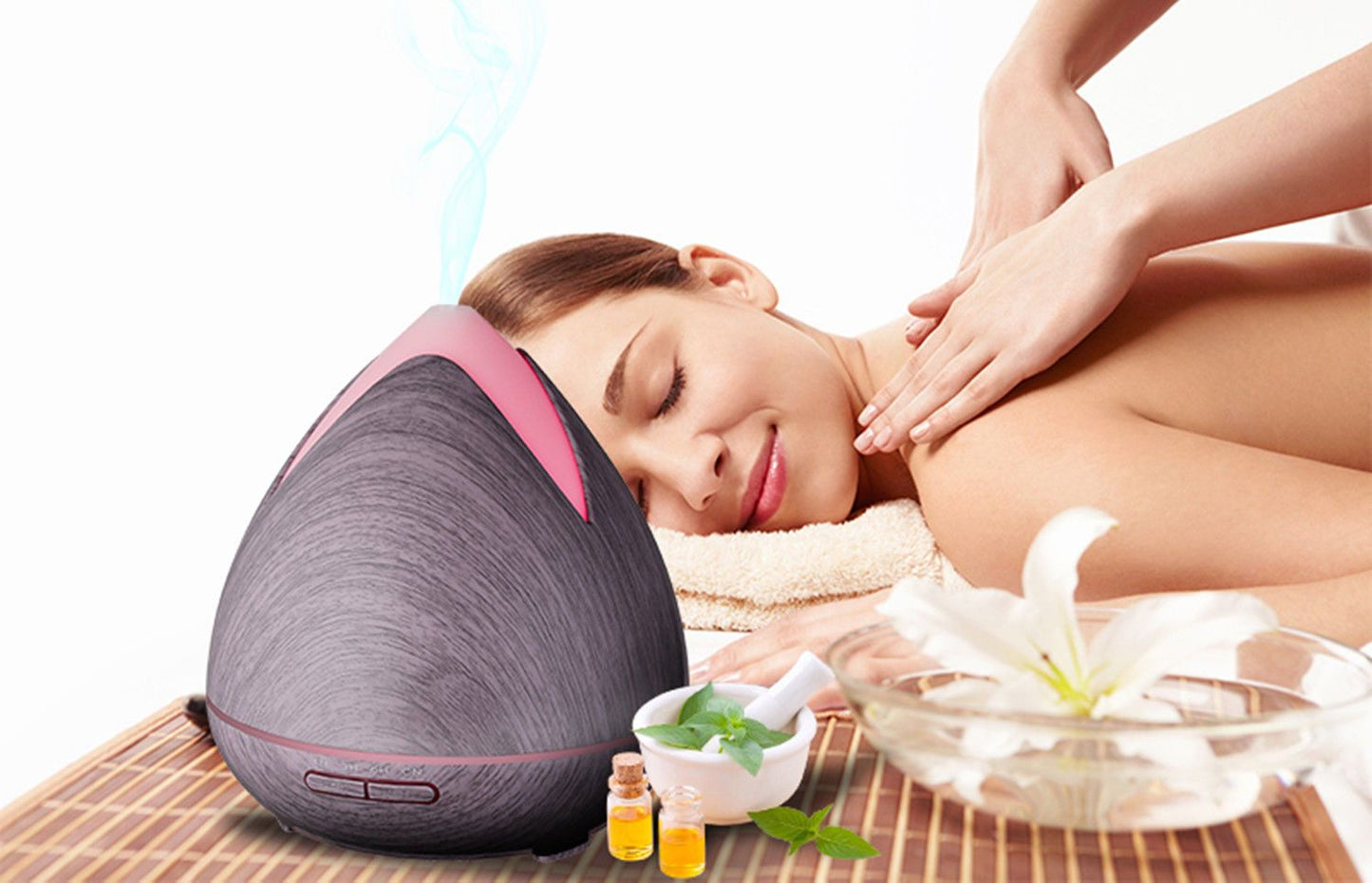 Essential Oils Ultrasonic Aromatherapy Diffuser Air Humidifier Purify