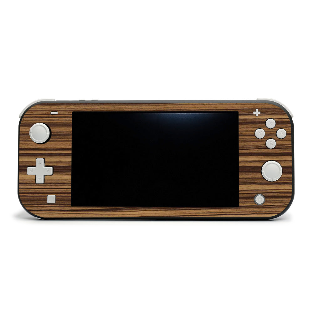 MightySkins NISWILIT-Dark Zebra Wood Skin for Nintendo Switch Lite,