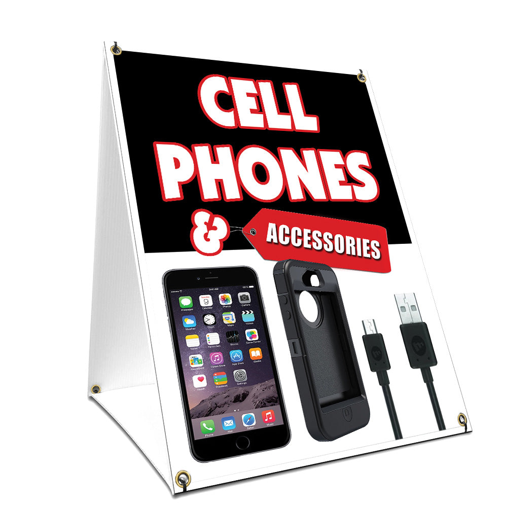 SignMission SBC-2436-Cell Phones & Accessories 24 x 36 in. A-Frame Sid