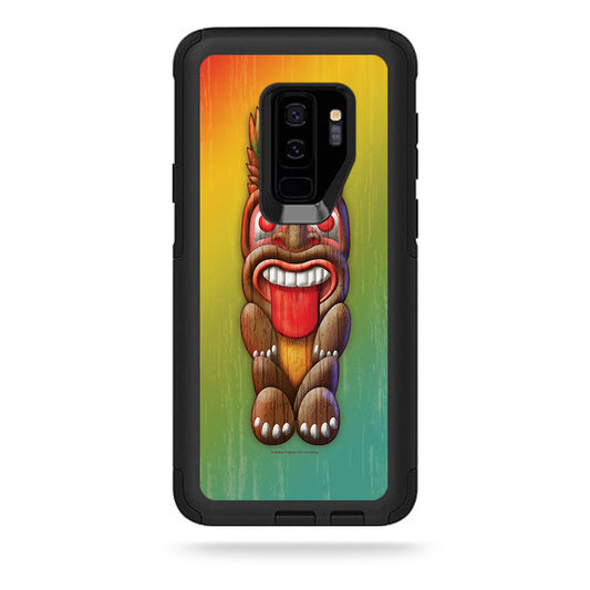 MightySkins OTCSGS9PL-Tiki Man Skin for Otterbox Commuter Galaxy S9 Pl