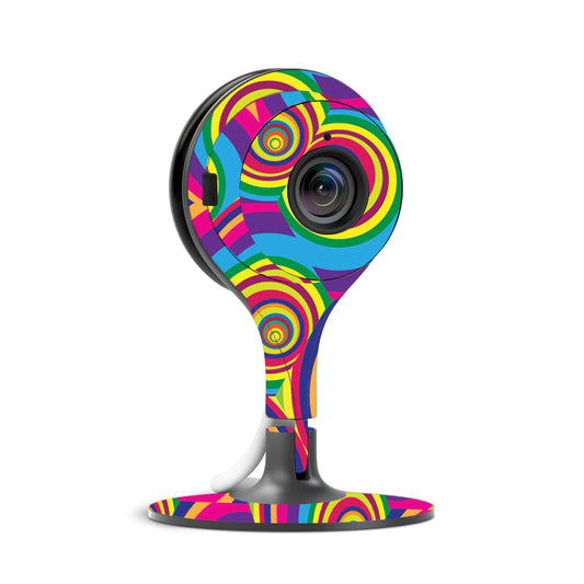 MightySkins NECAIN-Groovy 60s Skin for Nest Cam Indoor Security Camera