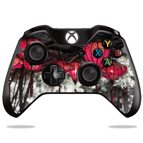 MightySkins MIXBONCO-Red Lanterns Skin for Microsoft Xbox One or S Con