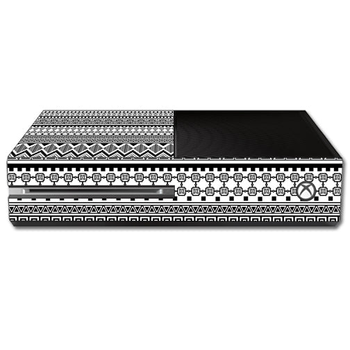MightySkins MIXBONE-Black Aztec Skin Decal Wrap for Microsoft Xbox One