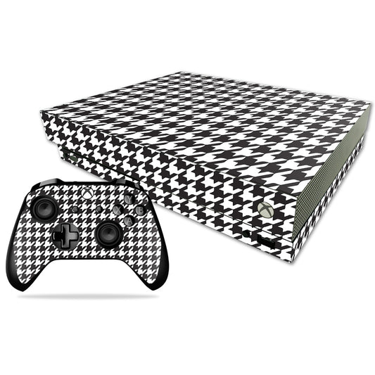 MightySkins MIXBONXCMB-Houndstooth Skin Decal Wrap for Microsoft Xbox