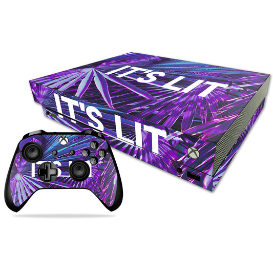 MightySkins MIXBONXCMB-Its Lit Skin Decal Wrap for Microsoft Xbox One
