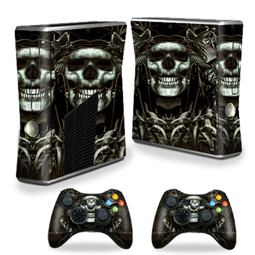 MightySkins XBOX360S-Wicked Skin Decal Wrap Cover for Xbox 360 S Slim