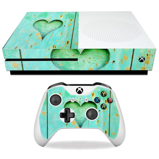 Mightyskins MIXBONES-Heartwood Skin Decal Wrap for Microsoft Xbox One