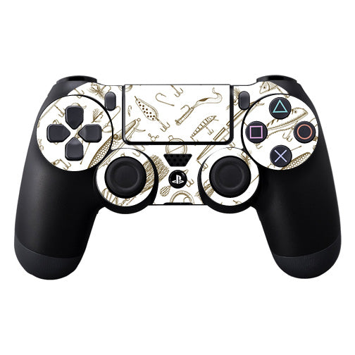 MightySkins SOPS4CO-Retro Lures Skin Decal Wrap for Sony Playstation D