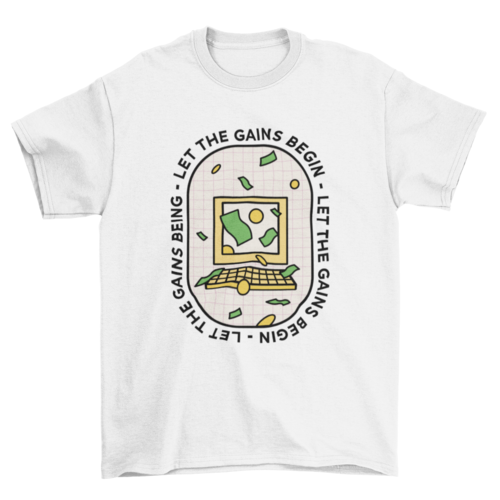 Crypto currency quote t-shirt