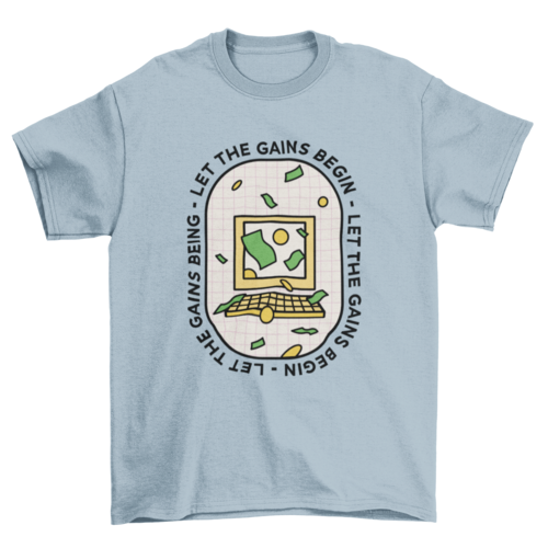 Crypto currency quote t-shirt