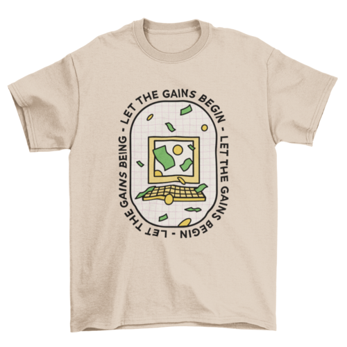 Crypto currency quote t-shirt
