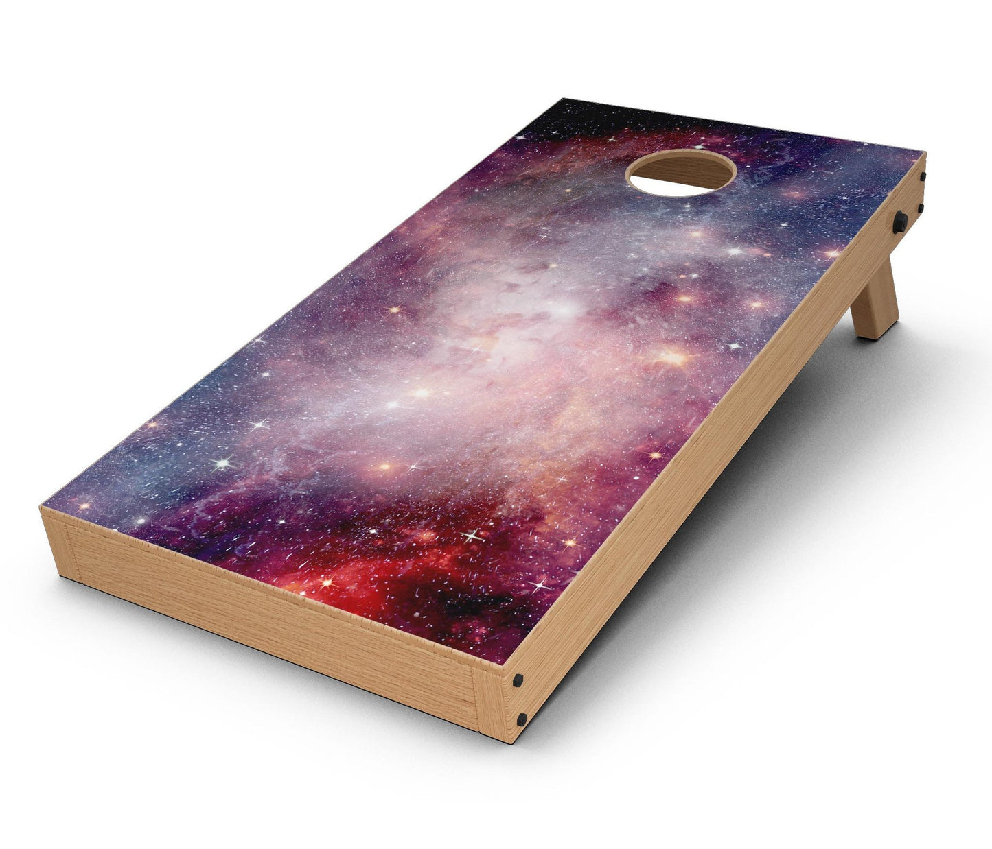 Vibrant Space CornHole Board Skin Decal Kit
