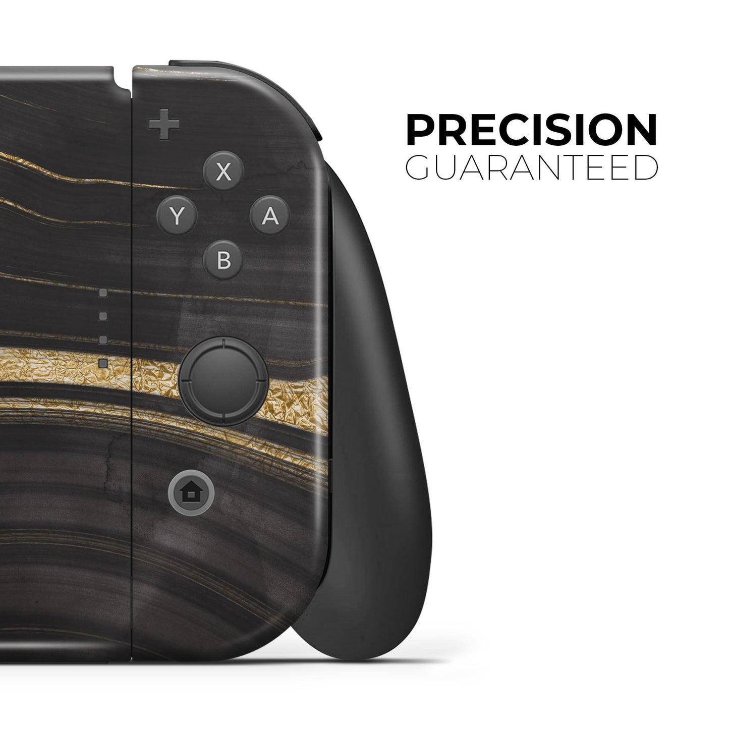 Vivid Agate Vein Slice Foiled V9 - Vinyl Skin Wrap for Nintendo Switch