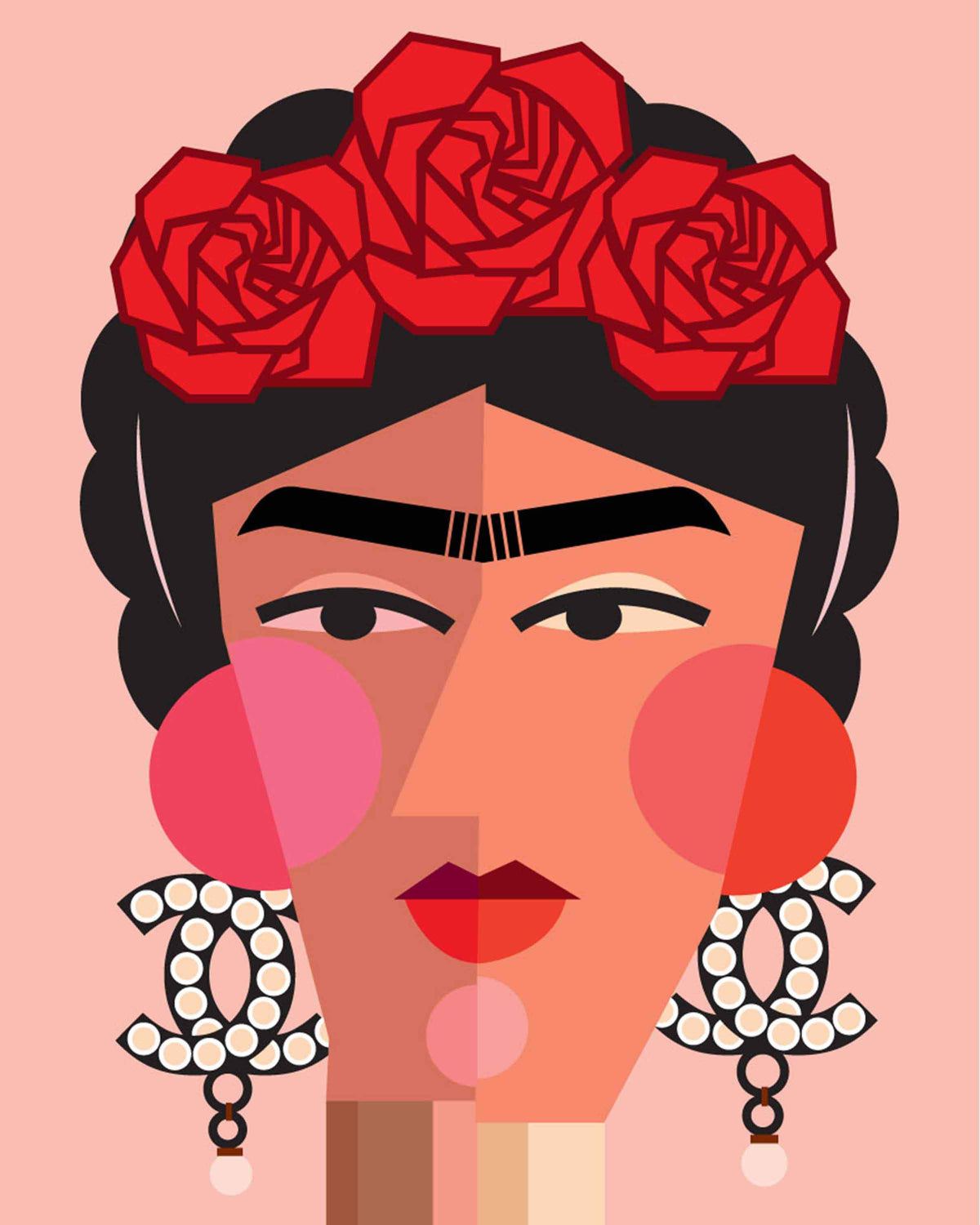 Frida wears Chanel