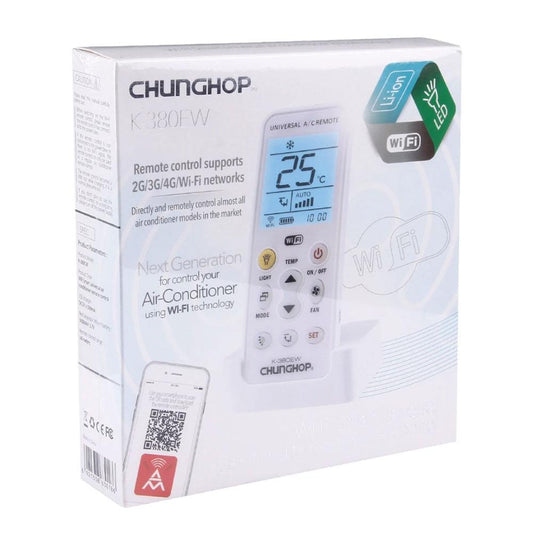 Chunghop K-380EW Wi-Fi Universal Air Conditioner AC Remote Control