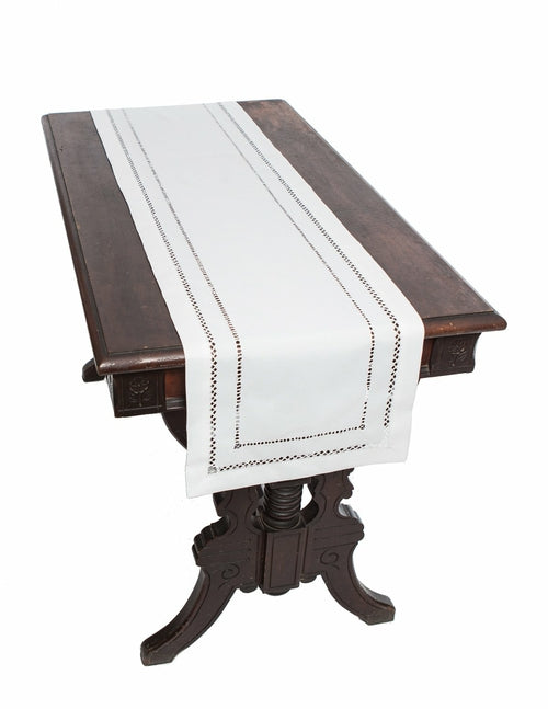Xia Home Fashions Double Hemstitch Table Runner 14x72 Inch Red