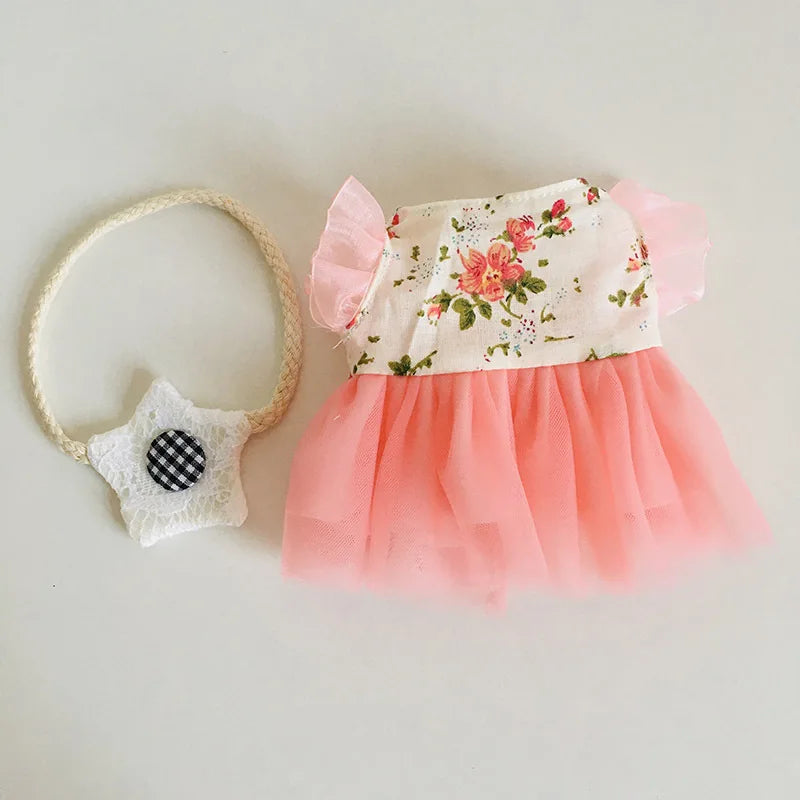 1PC Lovely Maid Outfit Suit Dress Clothes for 25cm Mellchan Baby Doll Accessories Fit 1/6 BJD Doll Girls DIY Gifts