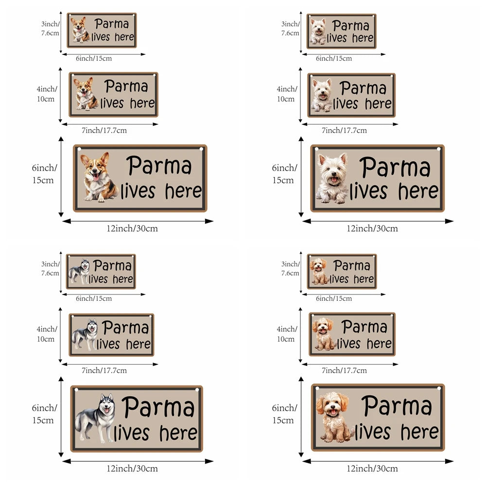 1PC Gorgeous Personalized Text Garden Wall Plaque Plaque Home And Lifestyle Accessories