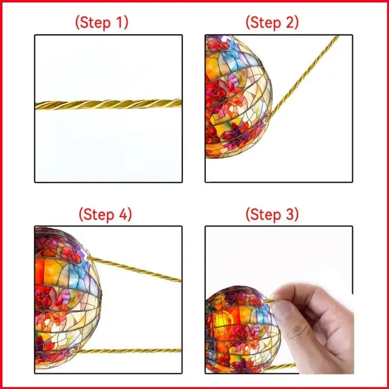 K92A Hot Air Balloon Sun Catcher Acrylic Balloon Stained Window Sun Catcher Rainbow