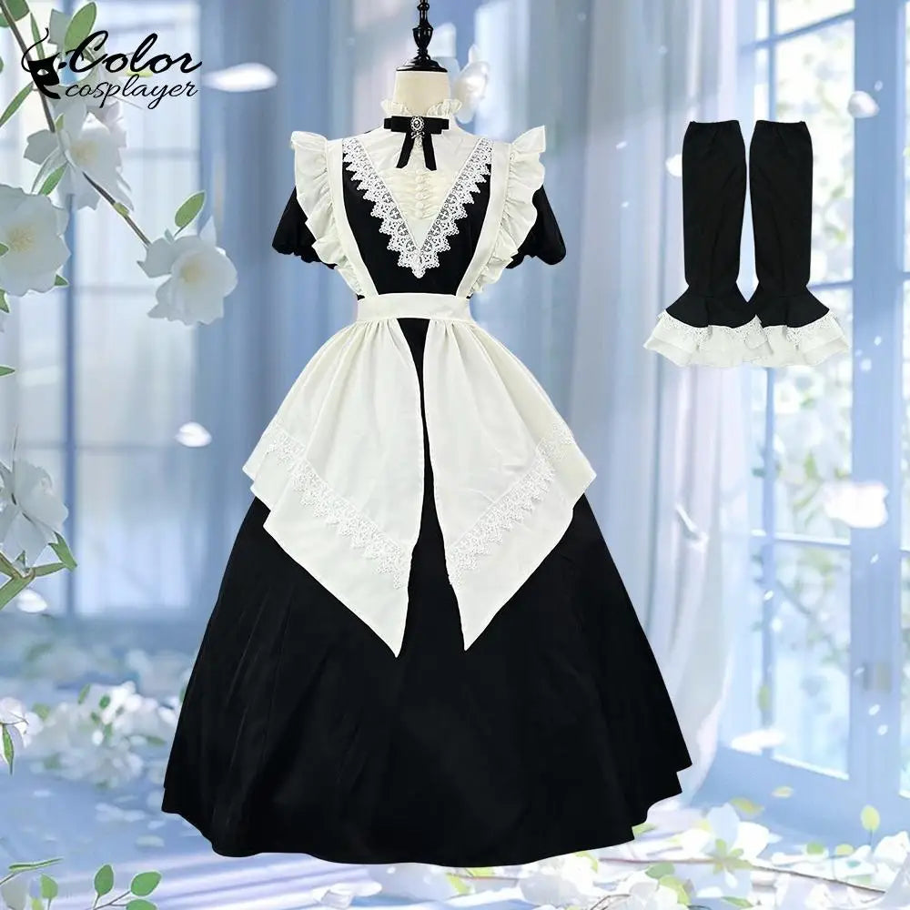 Color Cosplayer Bride Dress Medieval Elegant Dress Noble Cosplay Costume Halloween Gown Vintage Festival Carnival Clothing