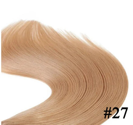 Straight Silk Top Base Topper Swiss Lace Clip In  Women Toupee With Bangs Breathable 100% Real Human Hairpiece Blonde Color Wigs