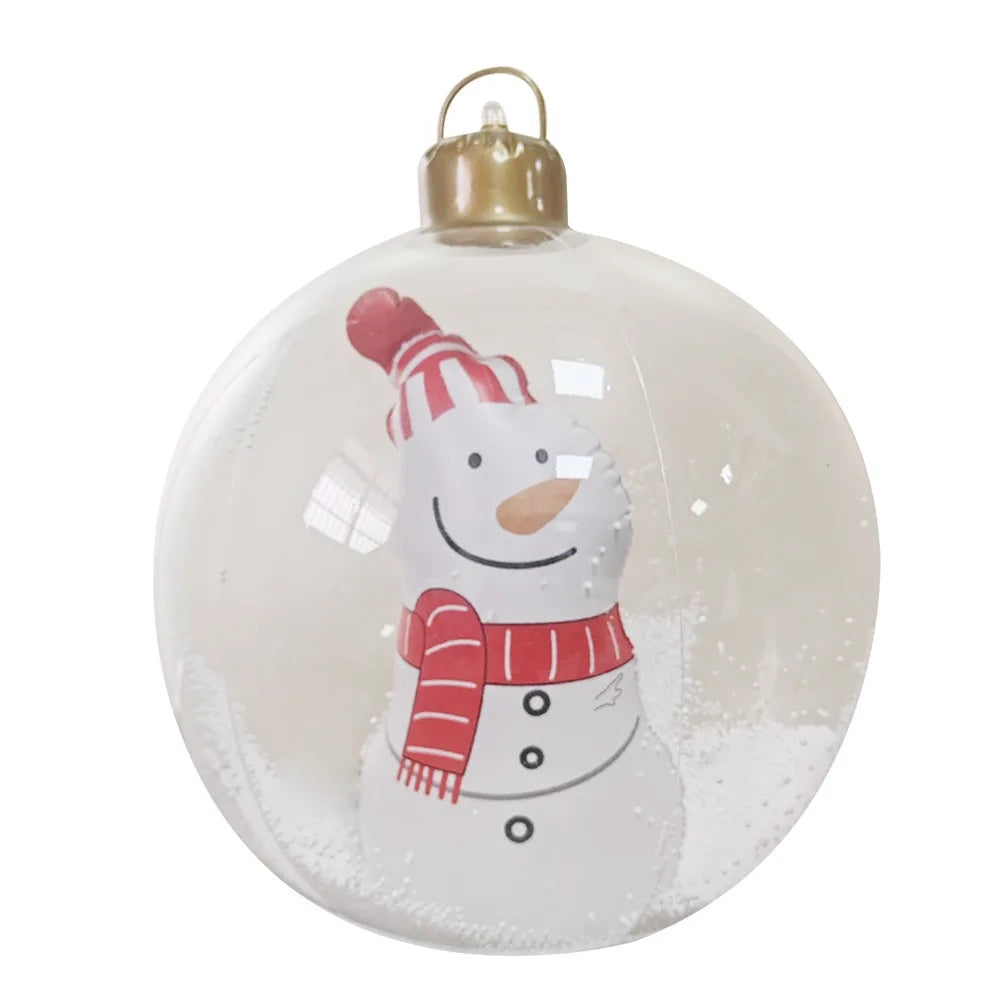 Big 60cm Inflatable Balloons Decoration DIY Christmas Ball without Light Toy Landscape Balloons Festival