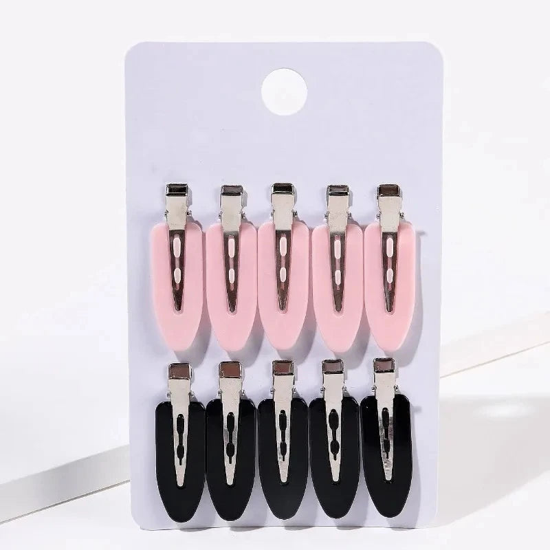 Colorful 8/10pcs/set Women Hair Clips Side Bangs Fix Fringe Barrette Makeup Tools Ladies Girls Styling Hairpin Hair Accessories