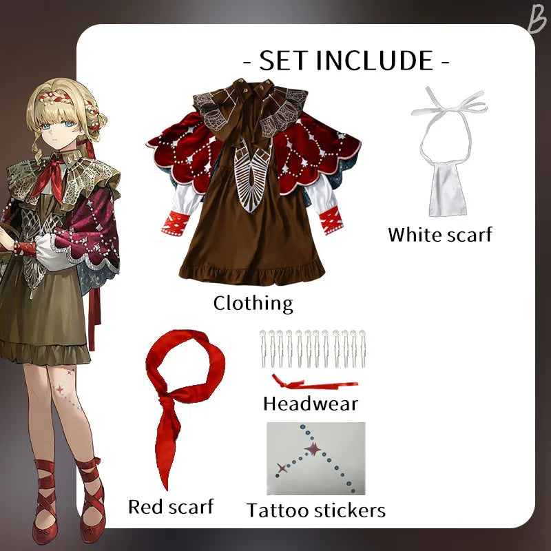 Reverse 1999 Kiperina Cosplay Costume Adult Carnival Uniform  Anime Halloween Party Costumes Masquerade Women Game