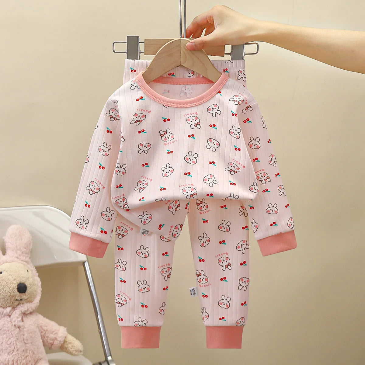 New Spring Autumn Children's Clothing Sets Sleepwear Clothes Kids Pajamas Set Baby Cotton Pyjamas