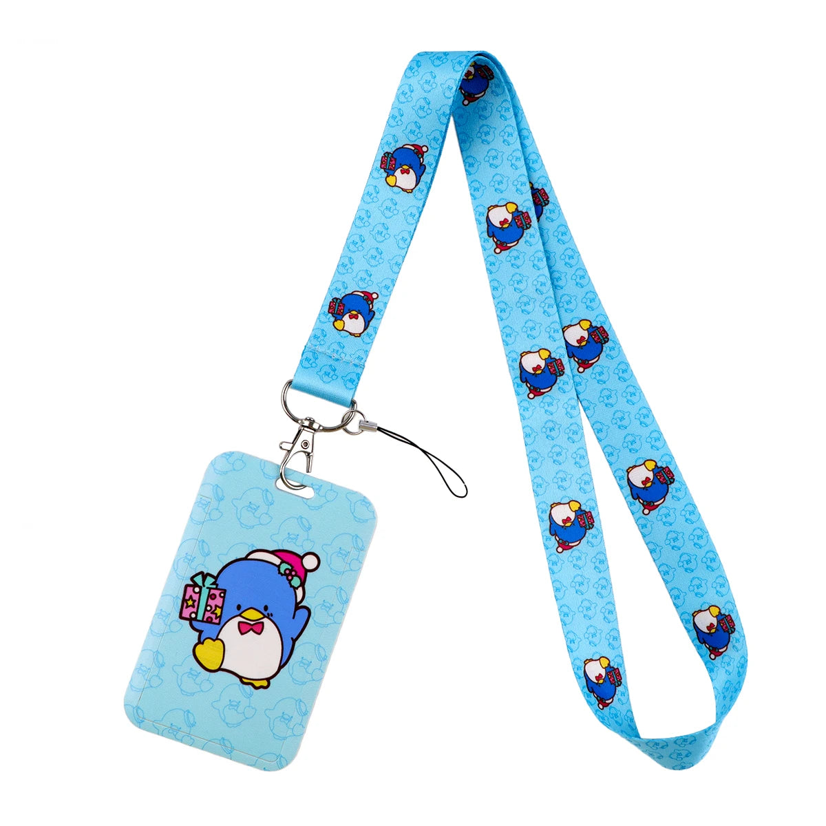 Cute Penguin Credential Holder Lanyards for Keys Neck Strap ID Card Gym Phone Straps DIY Hang Rope Lariat Lanyard Keyrings