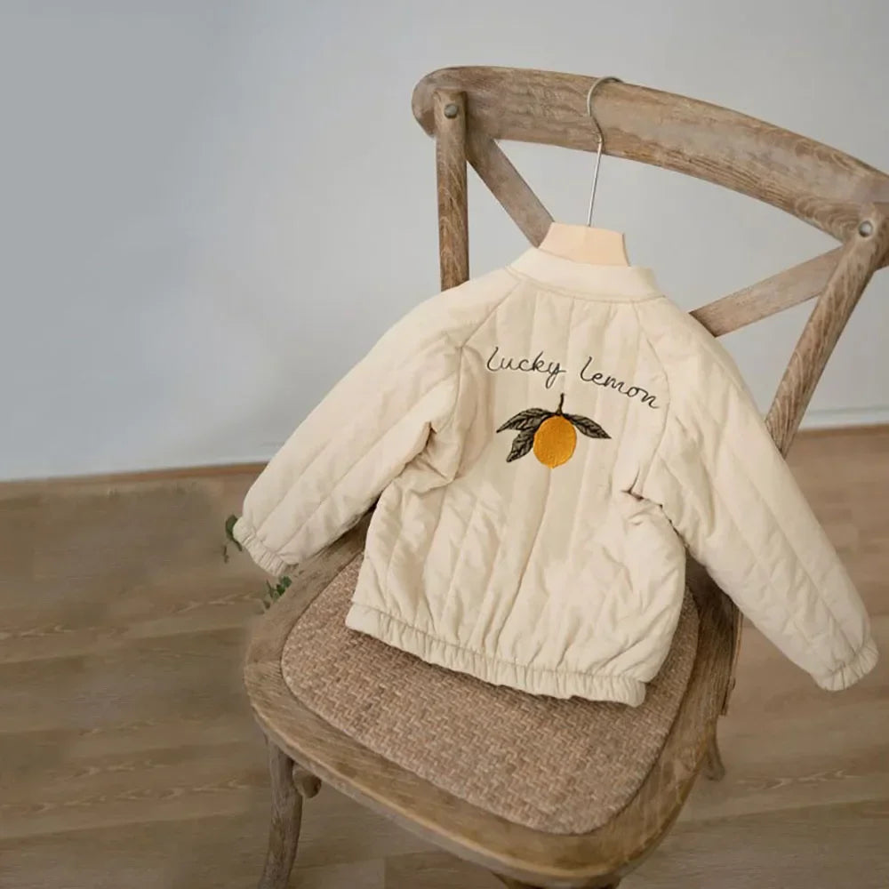 Autumn Winter Children's Warm Cotton Jackets Baby Fleece Kids Clothes 1-6Y Toddler Girl Boy Outerwear Coat
