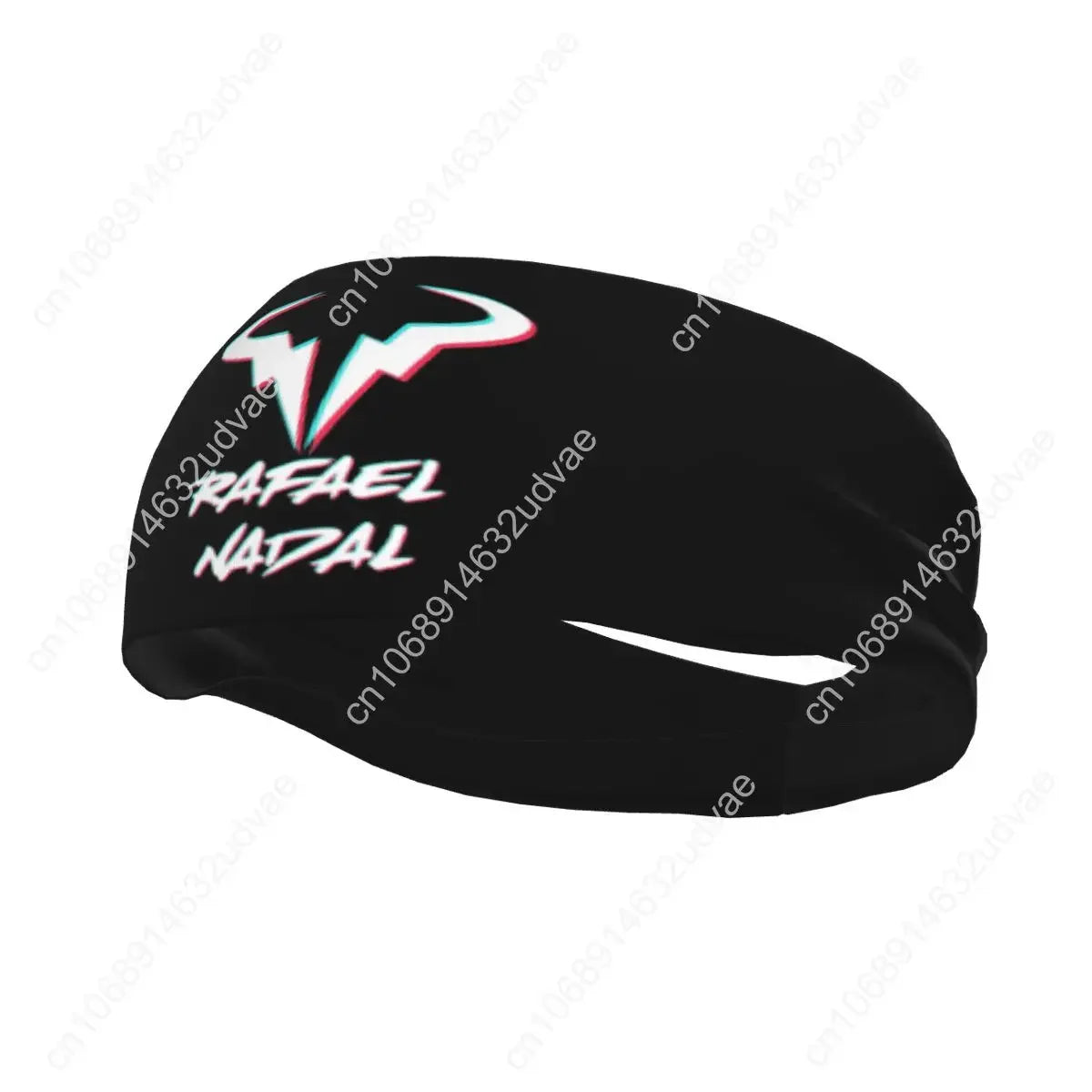 Rafael Nadal Logo Tennis Player Women Men Sweatband Sweat Headband Stretch Cycling Sport Hair Bands Sweat Bandage Sports Safety