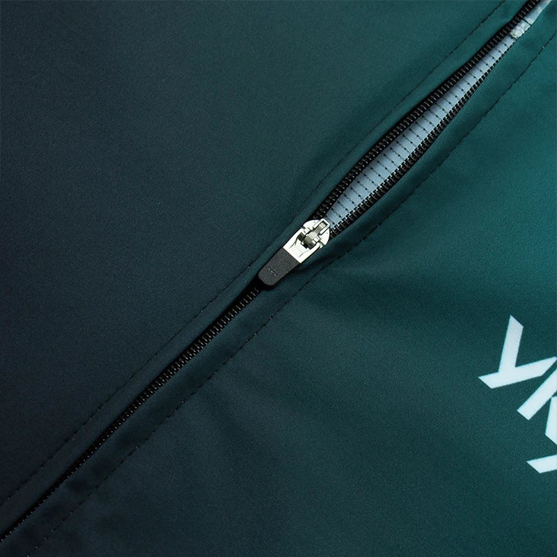 YKYW Men's Short Sleeve Cycling Jersey Summer Quick Drying Wear-resistant Breathable Gradient Bicycle Jersey Road Bike Shirts