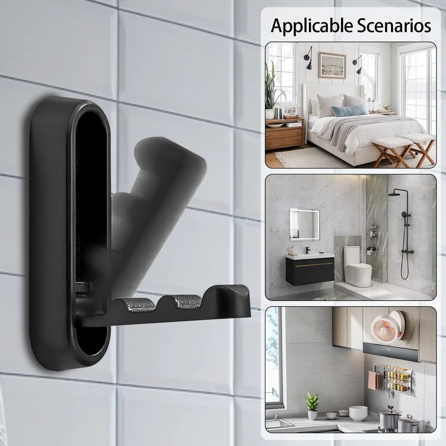 Folding Wall Hook Towel Coat Hook stainless Hook for Home and decoration Kitchen Bathroom Matte Towel Hanger storage Organizer