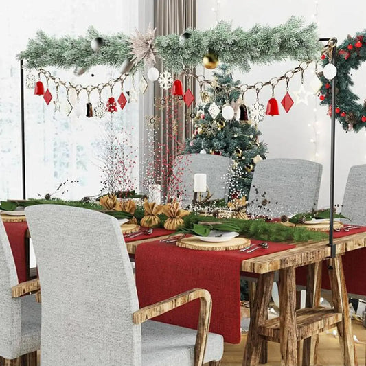 over The Table Rod Stand with Clamps Adjustable Backdrop Stand Balloon Flower Arch Stand for Holiday Wedding Party Decoration