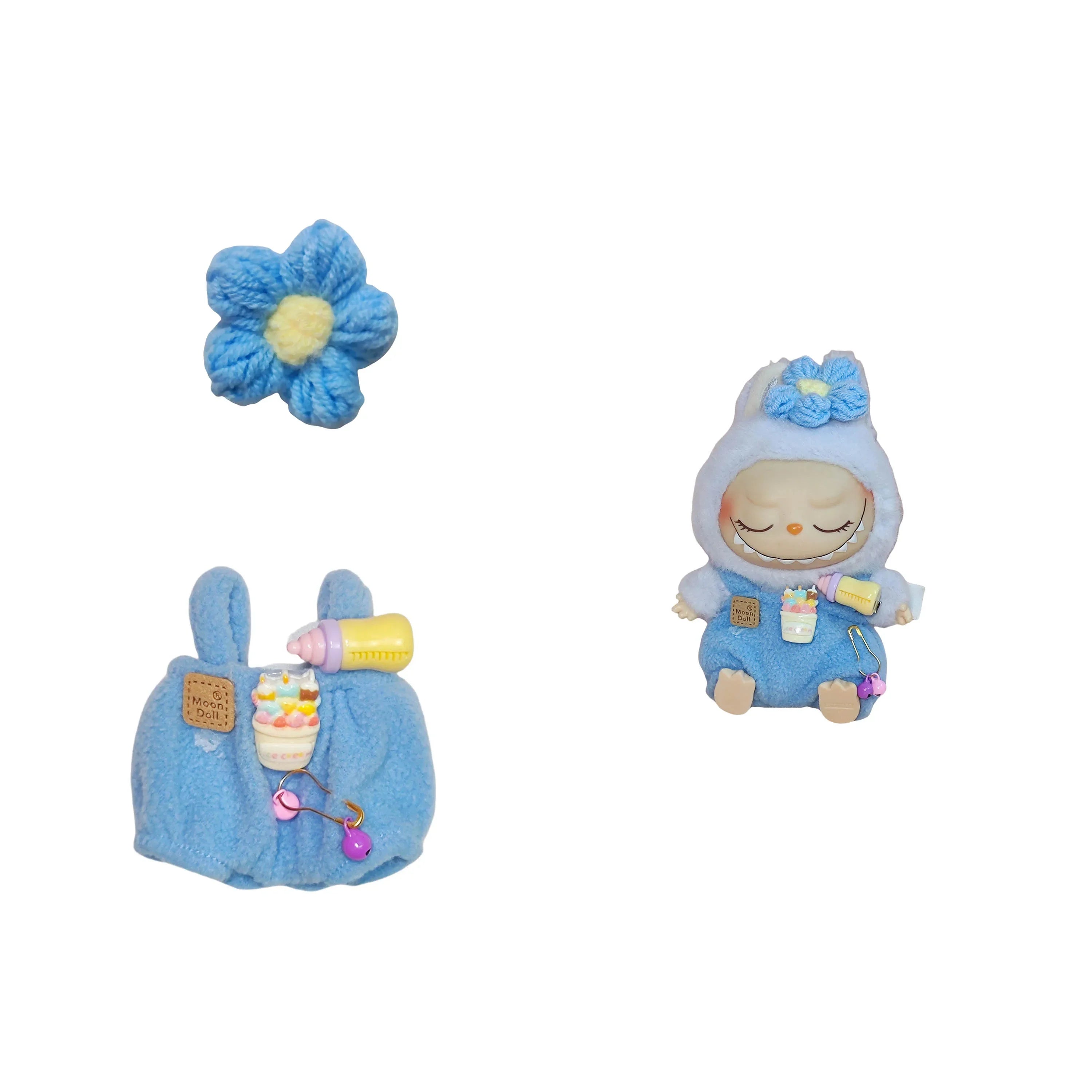 For 15-17cm Clothes for Labubu  - Mystery Box with Fashion Outfits, Baby Bottle Accessories, Cute & Stylish Sets