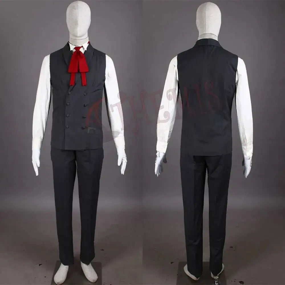 New Vampire Hunter Cosplay Hellsing Alucard Cosplay Costumes Coat Hat Wig To Choose For Game Party Halloween Custom Made