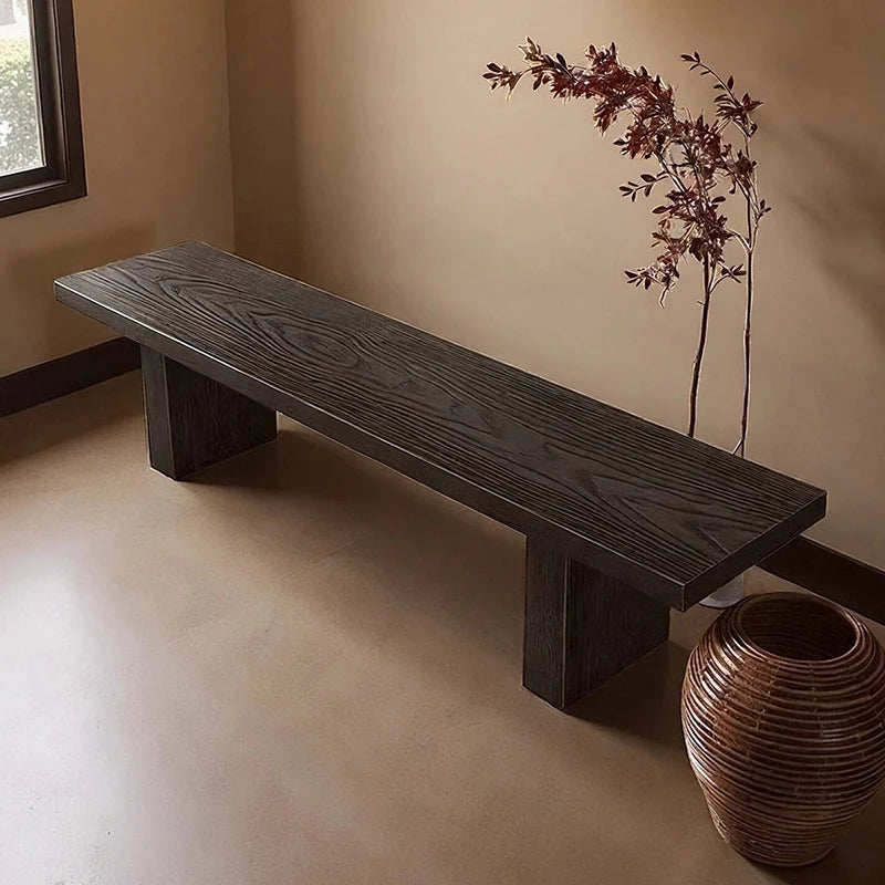 Living Room Relaxing Foot Stool Lounge Clear Shoe Bench Seat Chinese Style Low Step Stool Interior Muebles Balcony Furniture