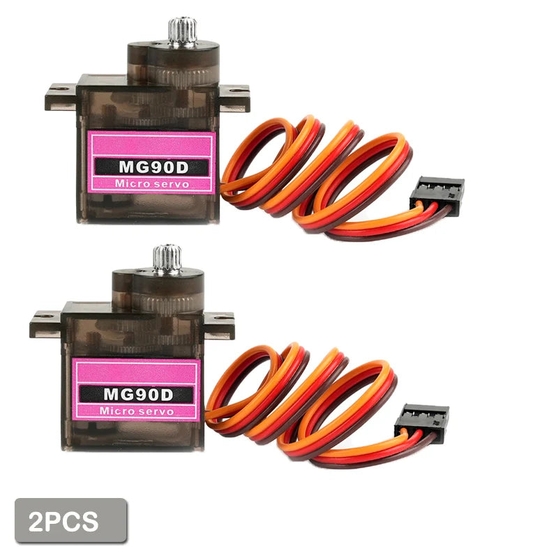 9g Micro Digital Servo MG90D Metal Gear 4.8V-6.0V Brush Motor For MOC Bricks RC Plane Helicopter Airplane 450 Drone Toys Parts