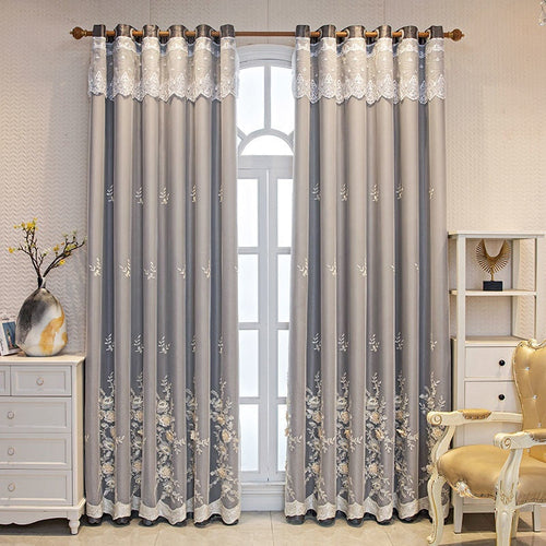 Veloria™ – Double Open Curtain Set – Magnolia Elegance Edition