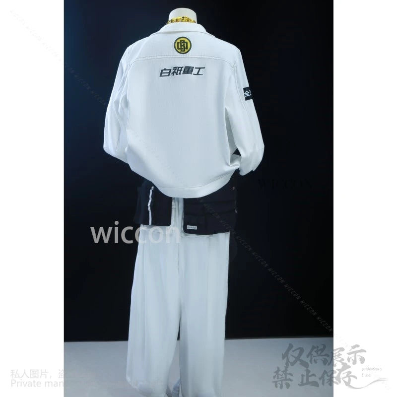 Ben Bigger Cosplay Game Zenless Zone Zero Anime Costume Furry Kawaii Furrsuit White Coat Jacket PUNK Uniform Halloween Party Cos