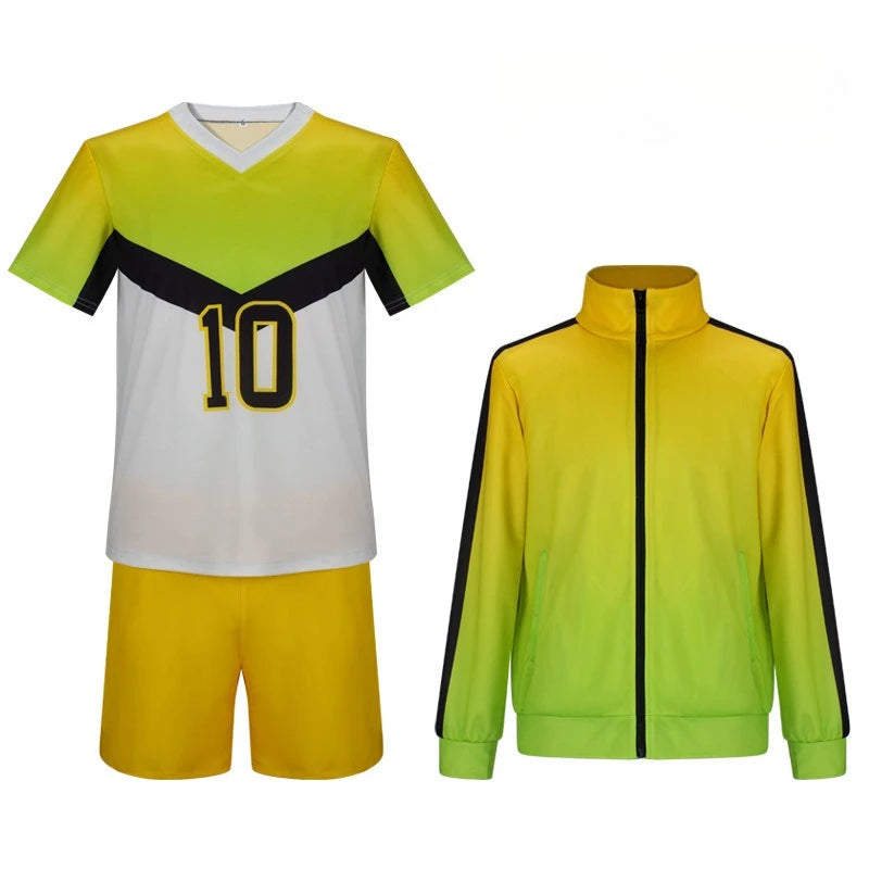 Anime Itachiyama Institute Uniform Sakusa Kiyoomi Cosplay Costume Volleyball Boy NO 10 Uniform Coat T-shirt Halloween Costumes