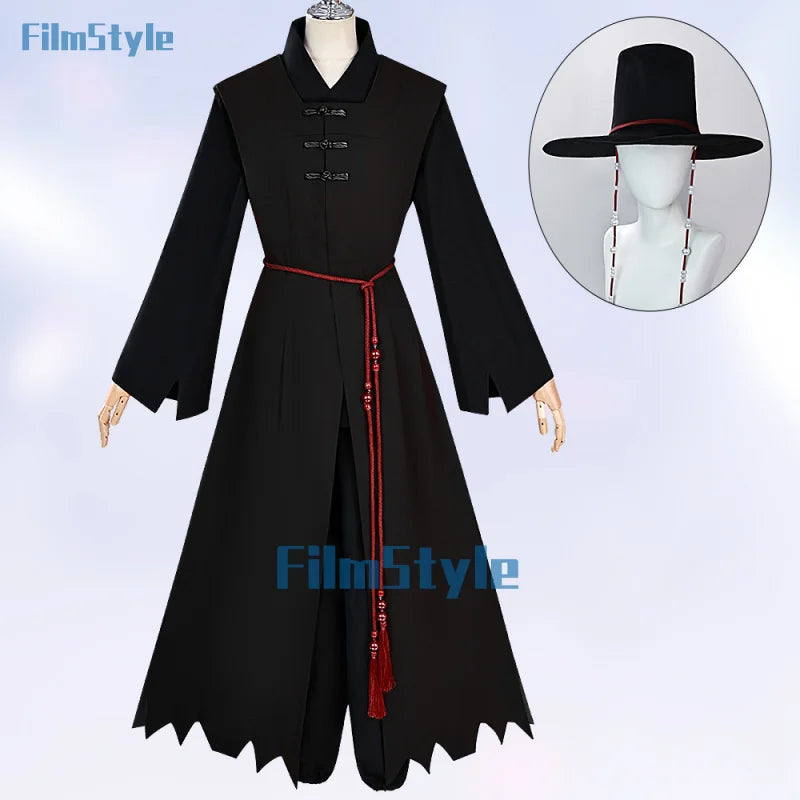 KPop Demon Hunters Saja Boys Jinu Cosplay Costume Uniform Halloween Carnival Party Christmas Play Role Clothes Clothing