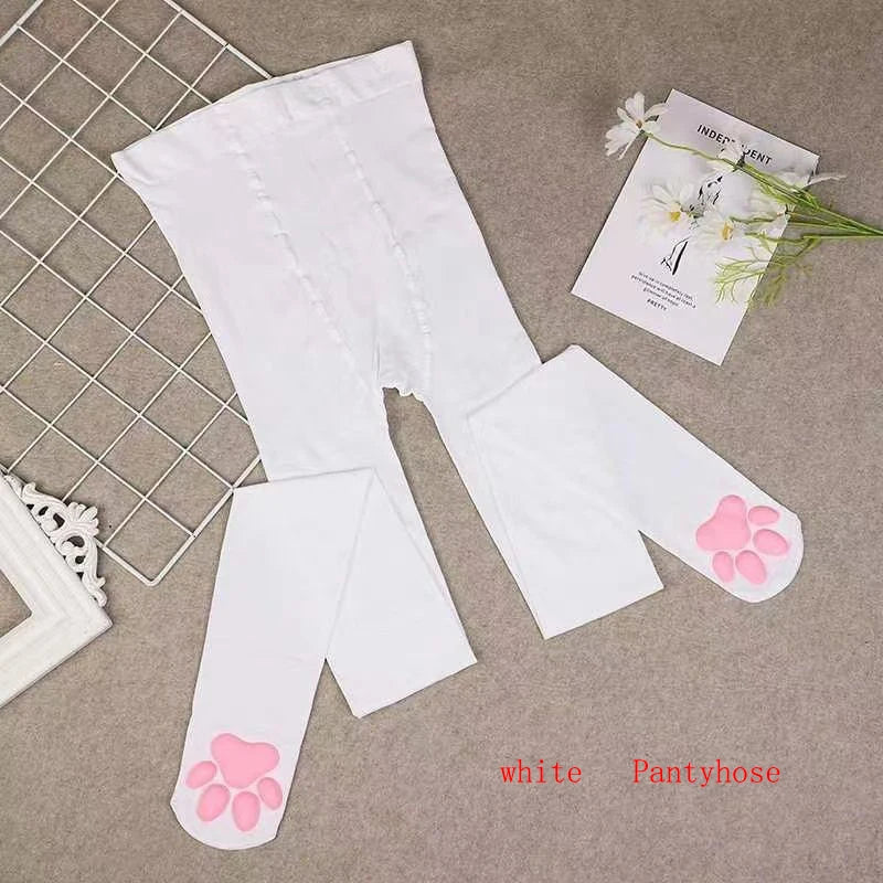 Women High Socks Harajuku Stockings Lingerie 3D Cat Claw Long Socks Thigh High Socks Sexy Compression Stockings